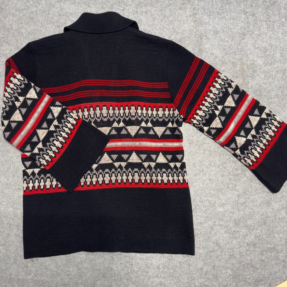 Vintage Lane Bryant Shawl Collar Cardigan Sweater Geometric Fair Isle 2X - Picture 8 of 11
